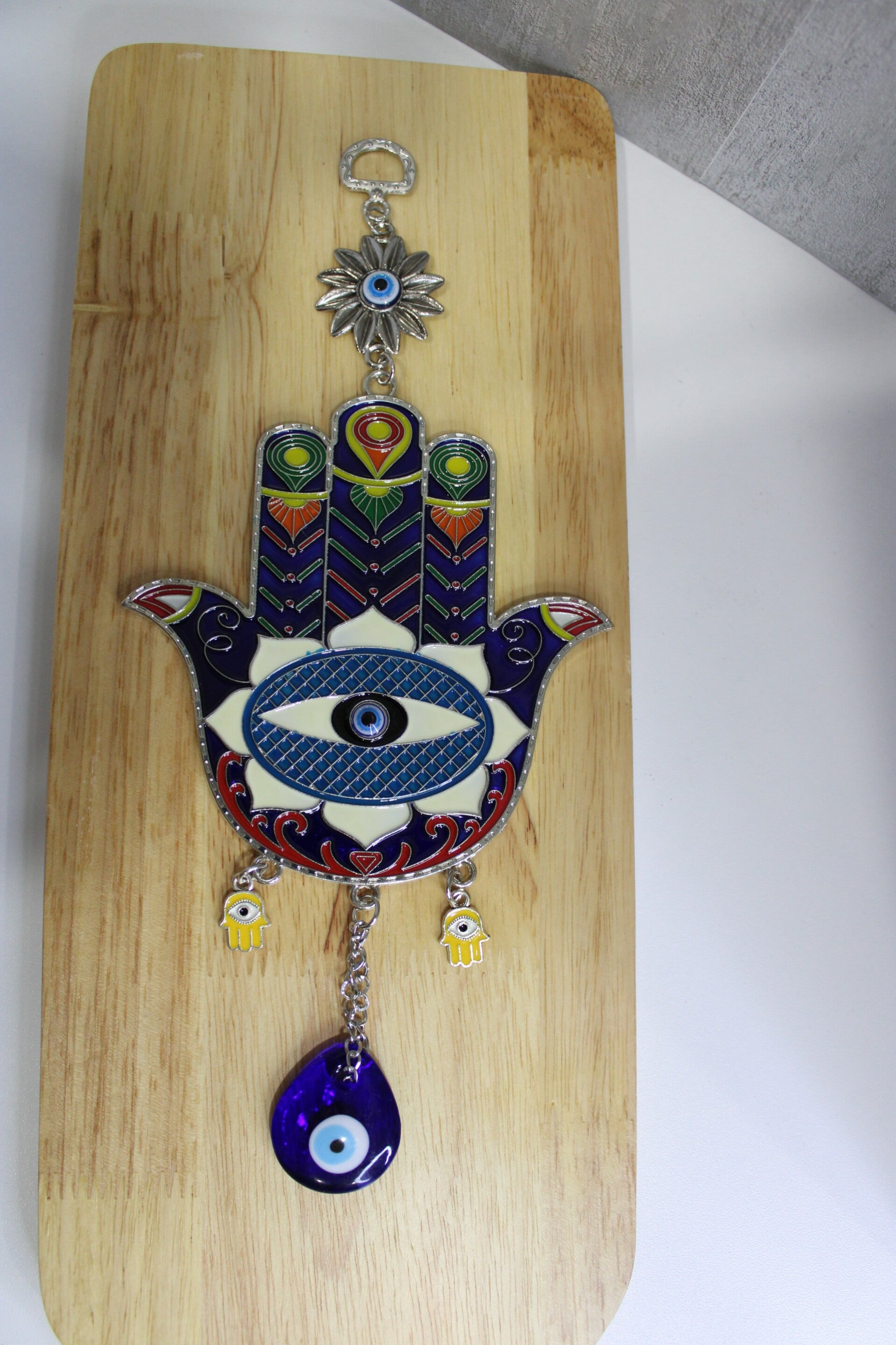Decoración Colgante de mano Hamsa.