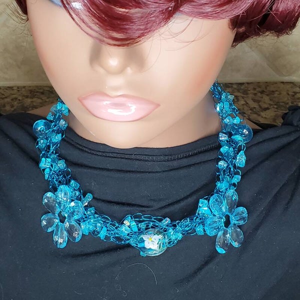 Wire Crochet Necklaces