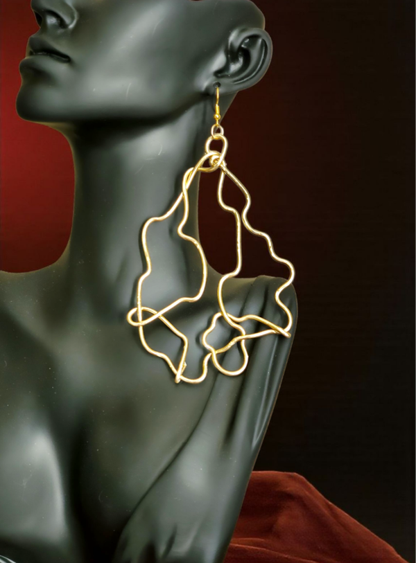 Big and Bold Chaos Wire Earrings