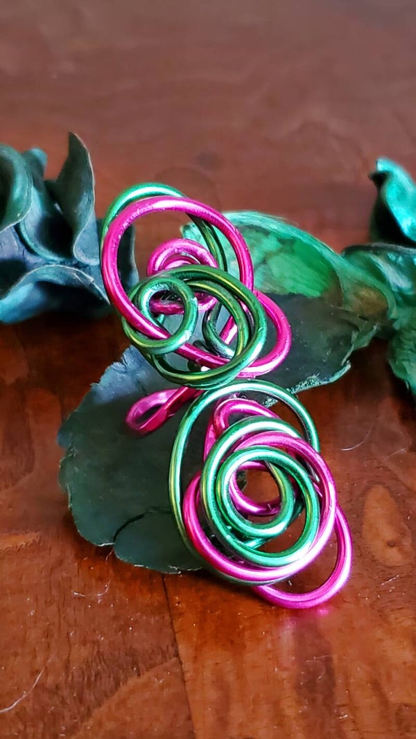 Chaos Signature Adjustable Wire Ring