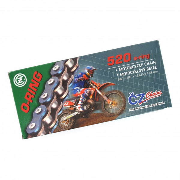 CZ Chains, Chain ORM, 118 Links, O-Ring,, 520