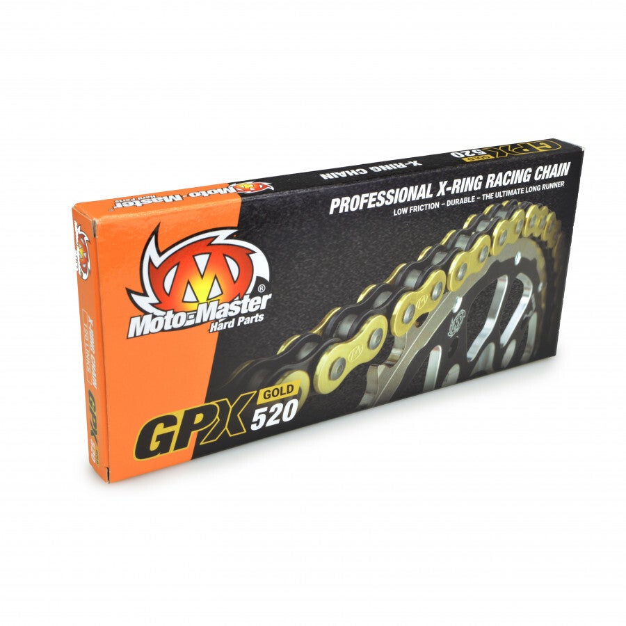 Moto-Master, ketjut GPX-Gold X-ring, 120 Link, 520