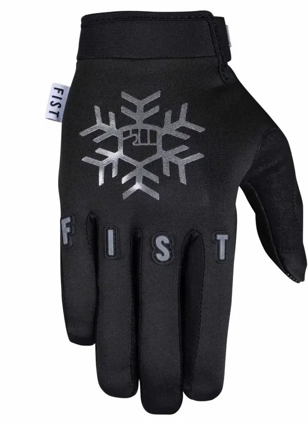 Fist ajohanskat FROSTY FINGERS BLACK SNOW FLAKE COLD WEATHER