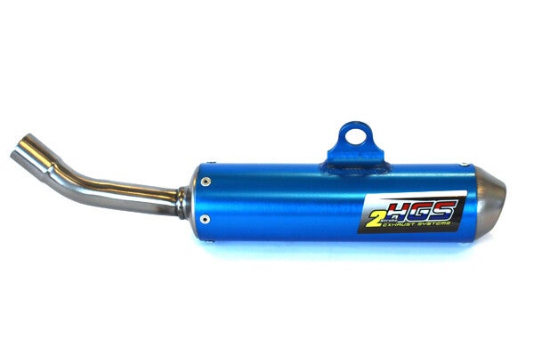 HGS äänenvaimennin Yamaha YZ125 / YZ144 2005 - 2025 / Fantic XX125 2021 - 2025 BLUE (tilaustuote)