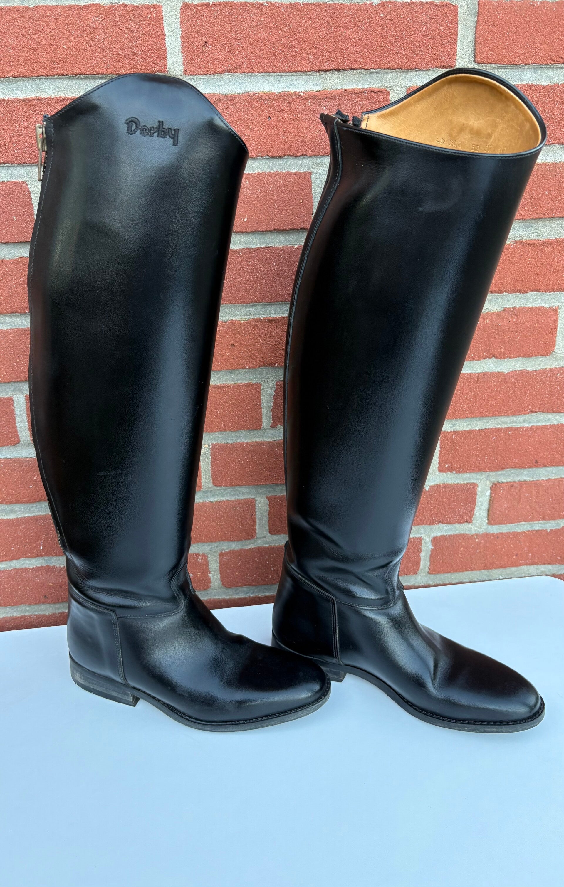 Derby Lederstiefel Gr. 37,5