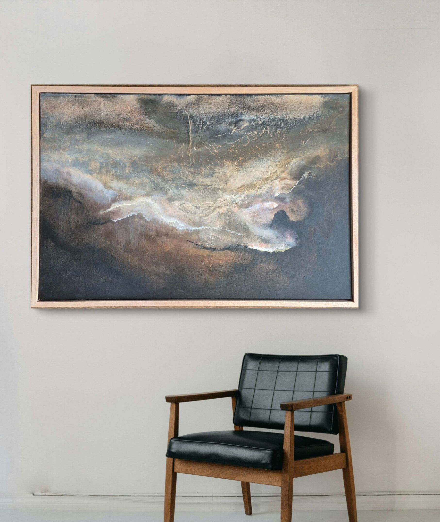 Dancing Storms ORIGINAL // 130x90 // Framed