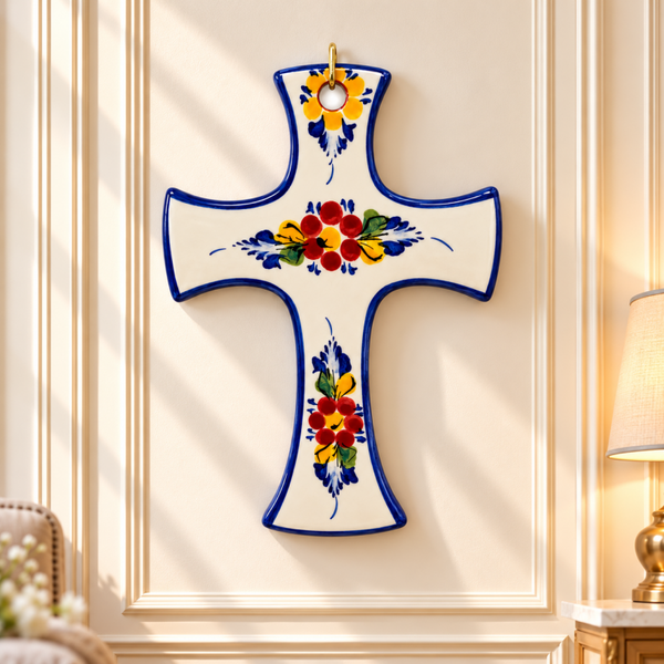 CRUZ DE CERÁMICA PORTUGUESA