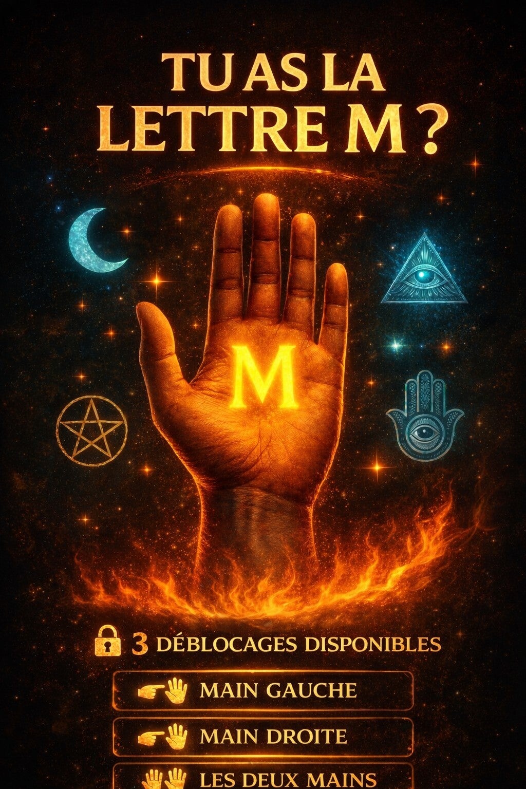 LES SIGNES DES MAINS- Le Secret Mystique de la Lettre M