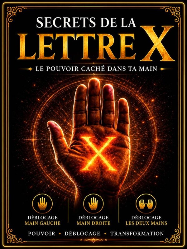 Le Secret Mystique de la Lettre X – Le Pouvoir Caché dans ta Main