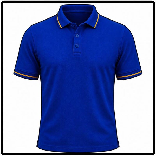 🔵 VJD COIN PRESTIGE POLO – BLUE GOLD EDITION 2026
