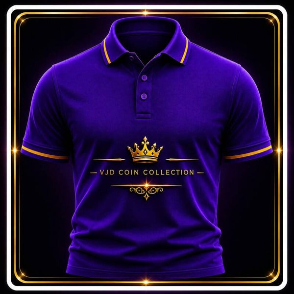 👑 VJD COIN POLO – MAUVE GOLD EDITION 2026