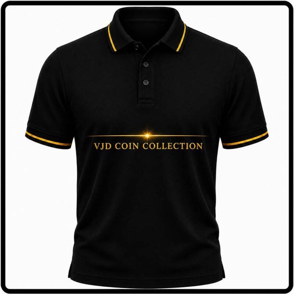 🔥 VJD COIN PRESTIGE POLO – BLACK GOLD EDITION 2026 🔥