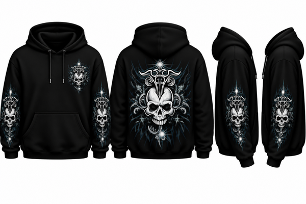Hoodie/Sweatjacke Skull