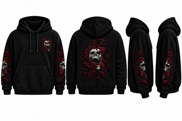 Hoodie/Sweatjacke Skull
