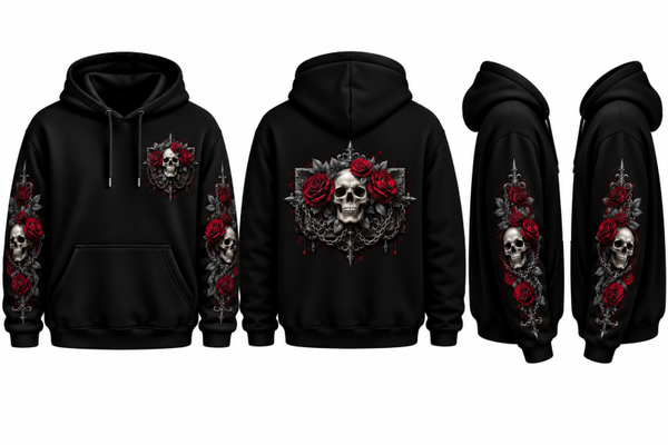 Hoodie/Sweatjacke Skull
