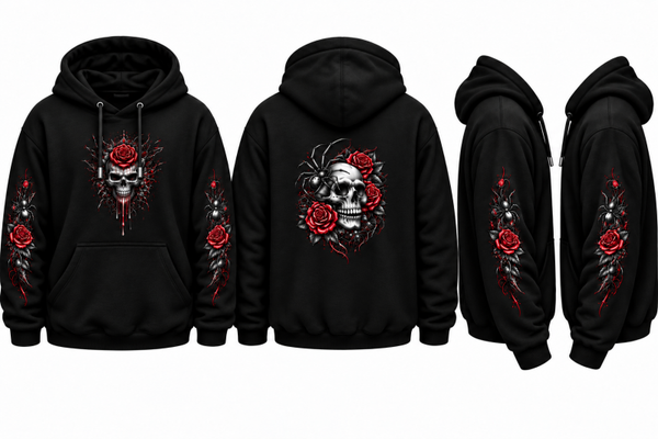Hoodie/Sweatjacke Skull