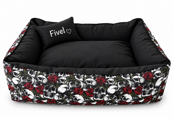 Hundebett Skull