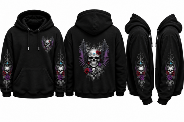 Hoodie/Sweatjacke Skull