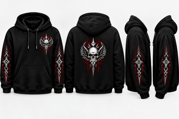 Hoodie/Sweatjacke Skull