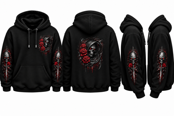 Hoodie/Sweatjacke Skull