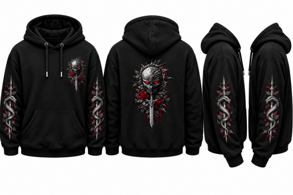 Hoodie/Sweatjacke Skull