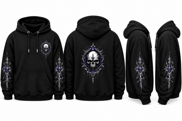Hoodie/Sweatjacke Skull