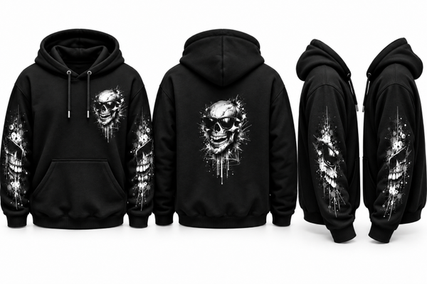 Hoodie/Sweatjacke Skull