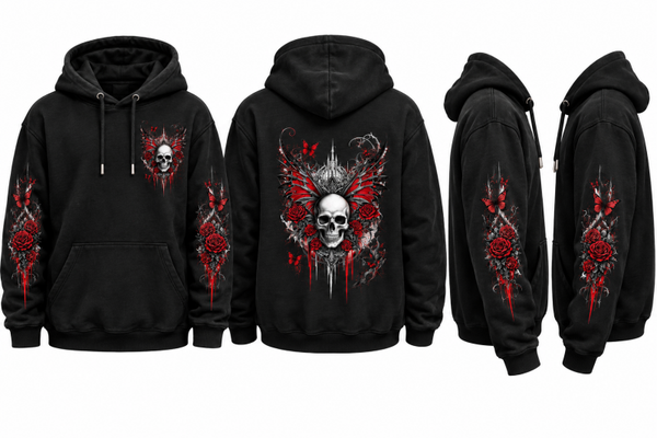 Hoodie/Sweatjacke Skull