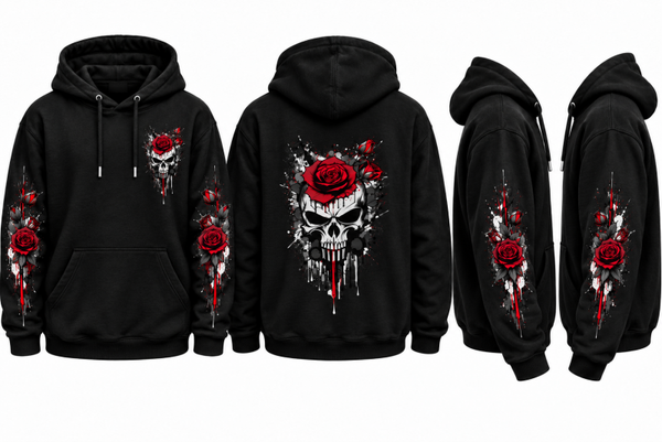 Hoodie/Sweatjacke Skull