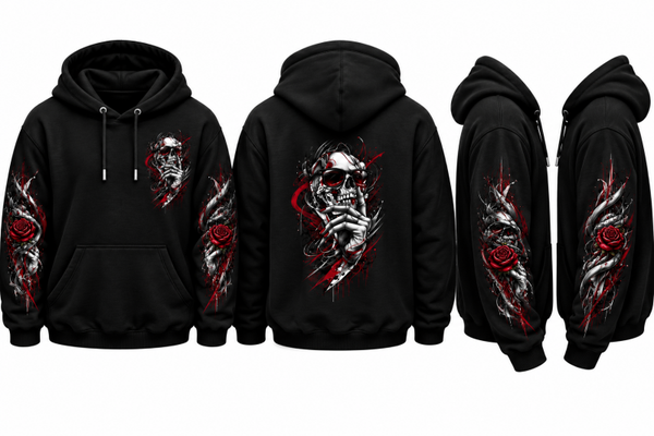 Hoodie/Sweatjacke Skull