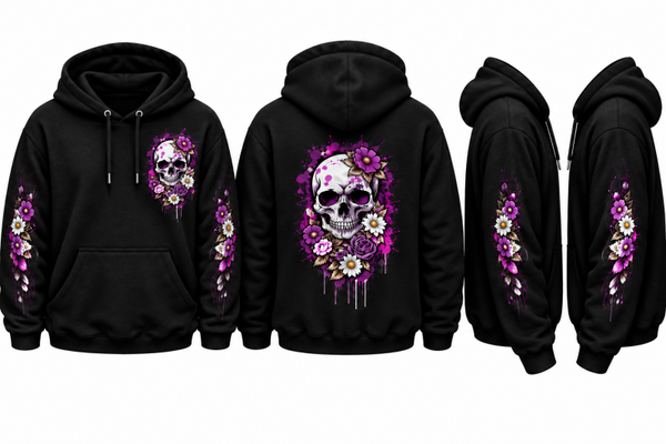 Hoodie/Sweatjacke Skull