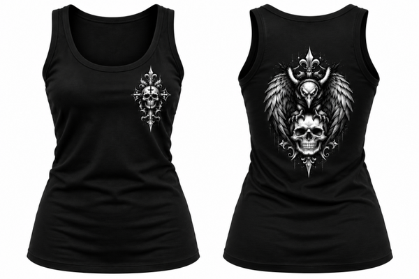 Tanktop / Trägershirt Skull