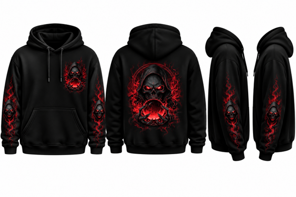 Hoodie/Sweatjacke Skull