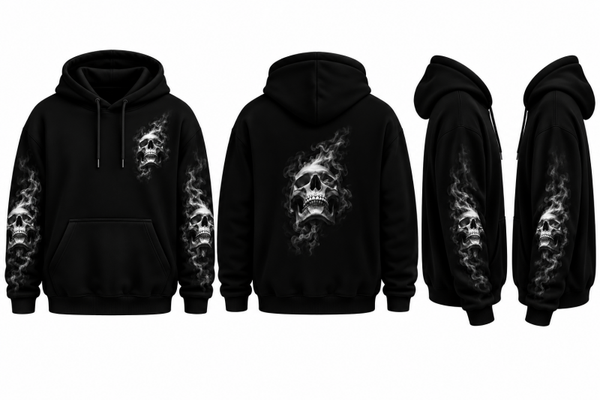 Hoodie/Sweatjacke Skull