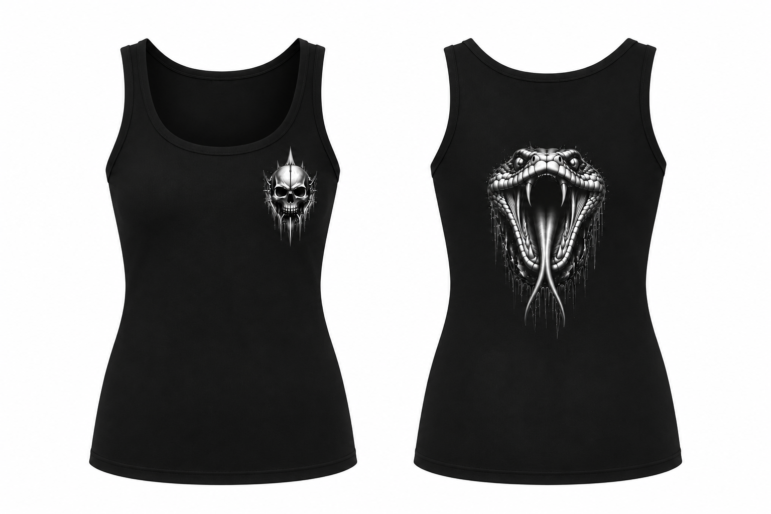 Tanktop / Trägershirt Skull