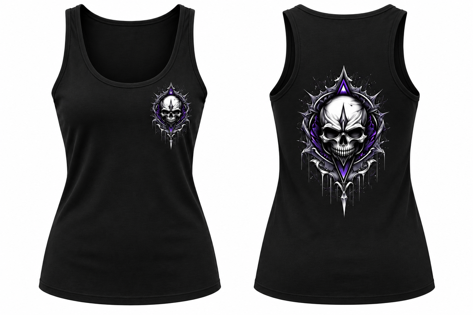 Tanktop / Trägershirt Skull