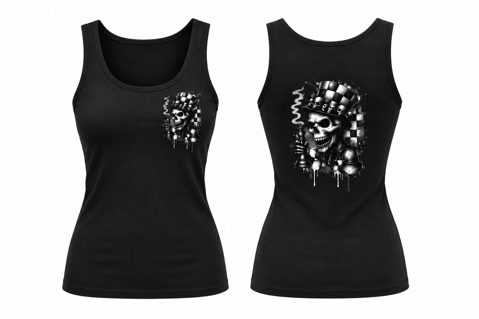 Tanktop / Trägershirt Skull