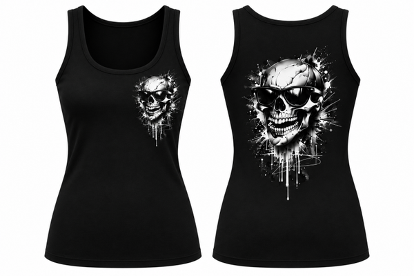 Tanktop / Trägershirt Skull