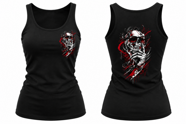 Tanktop / Trägershirt Skull