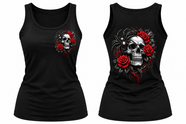 Tanktop / Trägershirt Skull