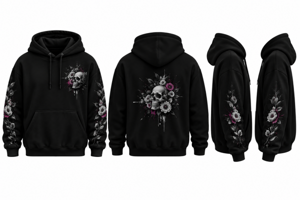 Hoodie/Sweatjacke Skull