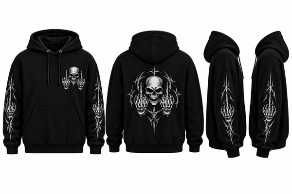 Hoodie/Sweatjacke Skull