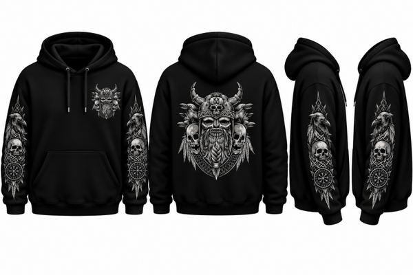 Hoodie/Sweatjacke Skull