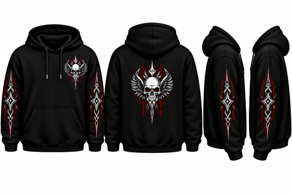 Hoodie/Sweatjacke Skull