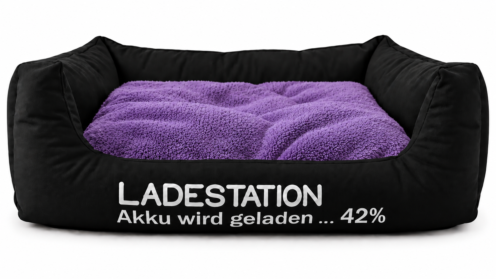 Hundebett Ladestation