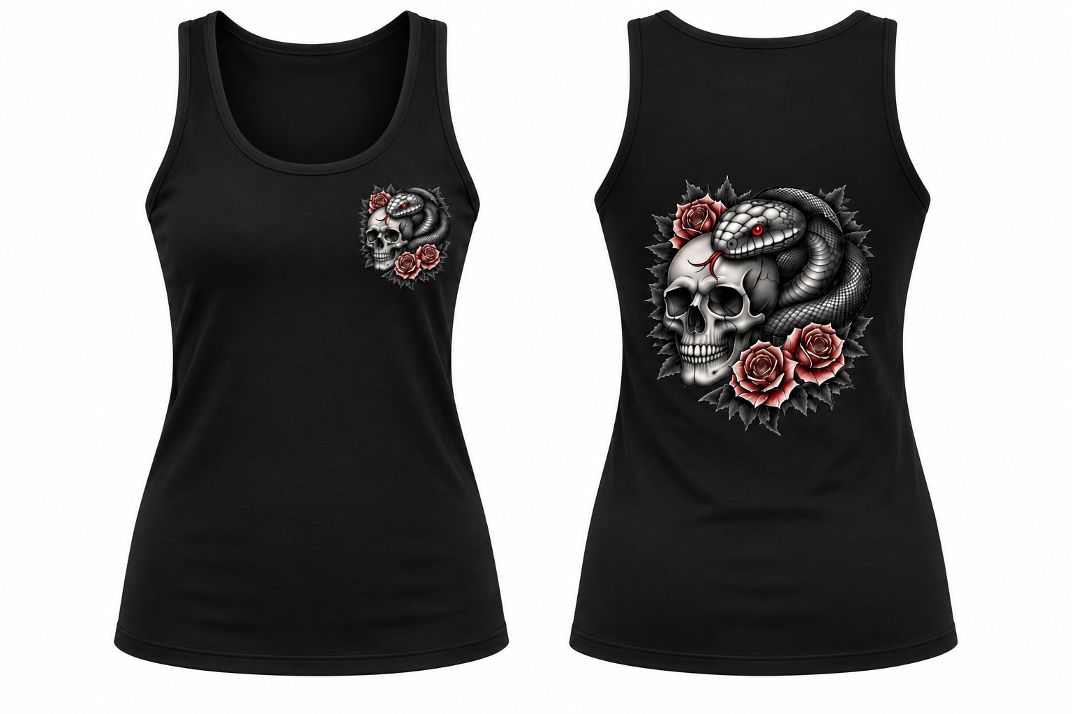 Tanktop / Trägershirt Skull