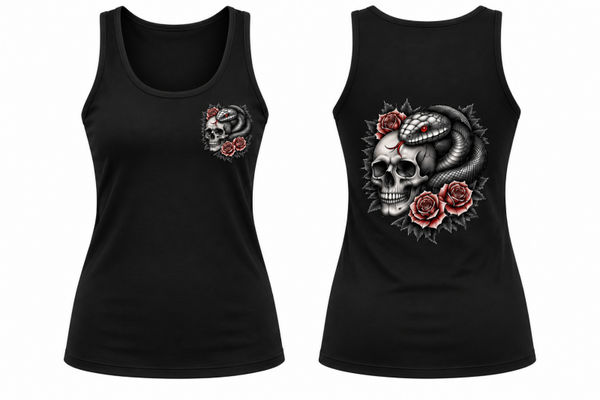 Tanktop / Trägershirt Skull