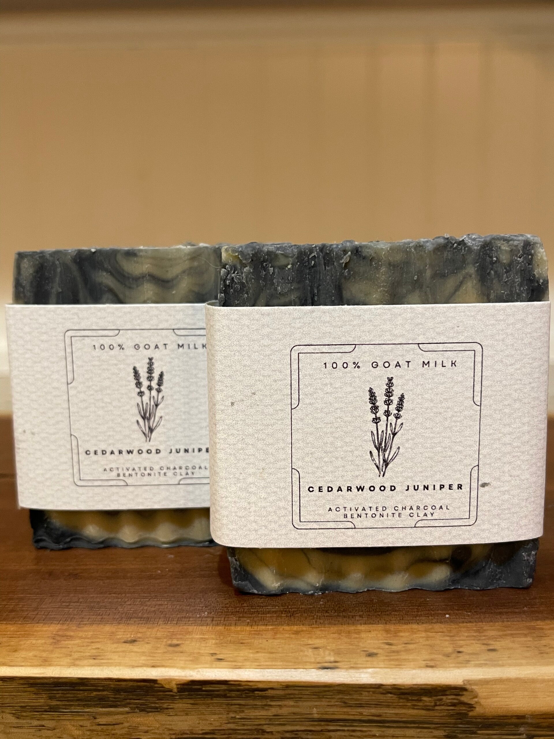 Flat Top Collection Cedar-wood Juniper with Activated Charcoal & Bentonite