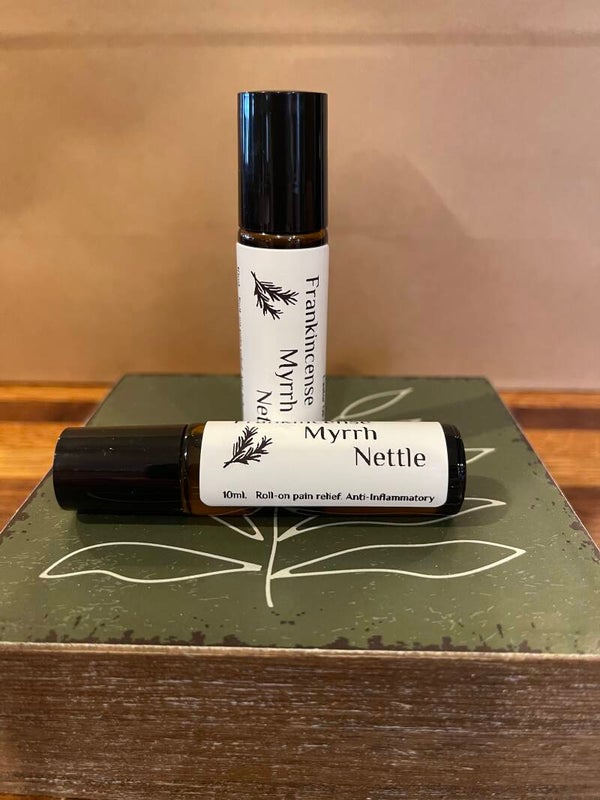 Frankincense, Myrrh & Nettle 10ml roll-on