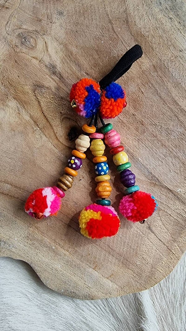 Haarhanger kraaltjes pompom